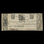 Canada, Commercial Bank (Kingston), 2 dollars : 30 juillet 1837