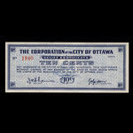 Canada, Ville d'Ottawa, 10 cents <br /> 1939