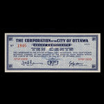 Canada, Ville d'Ottawa, 10 cents <br /> 1939