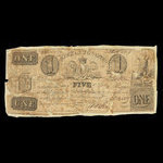 Canada, Ville de Toronto (Ontario), 1 dollar <br /> 8 octobre 1844