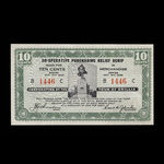 Canada, Ville de Orillia, 10 cents <br /> 6 octobre 1936