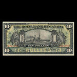 Canada, Banque Royale du Canada, 10 dollars <br /> 2 janvier 1913