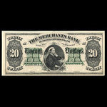 Canada, Merchants Bank of Prince Edward Island, 20 dollars <br /> 1892