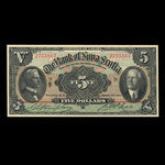 Canada, Banque Nouvelle-Écosse, 5 dollars <br /> 2 janvier 1924