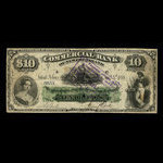 Canada, Commercial Bank of Newfoundland, 10 dollars <br /> 3 janvier 1888