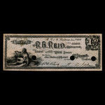Canada, R.G. Reid, 1 dollar, 50 cents <br /> 2 janvier 1894