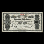 Canada, Terre-Neuve - Département des travaux publics, 80 cents <br /> 1902