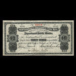Canada, Terre-Neuve - Département des travaux publics, 40 cents <br /> 1904