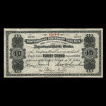 Canada, Terre-Neuve - Département des travaux publics, 40 cents <br /> 1904