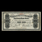 Canada, Terre-Neuve - Département des travaux publics, 80 cents <br /> 1904