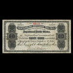 Canada, Terre-Neuve - Département des travaux publics, 80 cents <br /> 1905