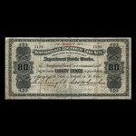 Canada, Terre-Neuve - Département des travaux publics, 80 cents <br /> 1907