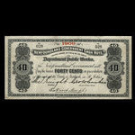 Canada, Terre-Neuve - Département des travaux publics, 40 cents <br /> 1909