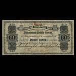 Canada, Terre-Neuve - Département des travaux publics, 80 cents <br /> 1909