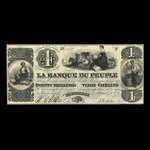 Canada, Banque du Peuple (People's Bank), 4 dollars <br /> 1 mai 1847