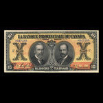 Canada, Banque Provinciale du Canada, 10 dollars <br /> 2 janvier 1913