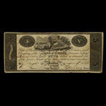 Canada, Bank of Canada, 5 dollars <br /> 4 juin 1823