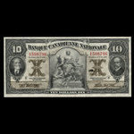 Canada, Banque Canadienne Nationale, 10 dollars <br /> 1 février 1929
