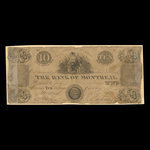 Canada, Banque de Montréal, 10 dollars <br /> 1 juin 1835