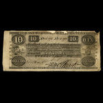 Canada, Bank of British North America, 10 dollars <br /> 1 janvier 1841