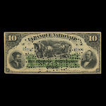 Canada, La Banque Nationale, 10 dollars <br /> 1 mars 1883