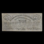 Canada, Fréchet & Laforce, 12 1/2 cents <br /> 1 juin 1866