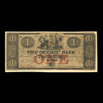 Canada, Banque de Québec, 1 dollar <br /> 1 novembre 1859