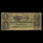 Canada, Eastern Townships Bank, 4 dollars <br /> 1 février 1861