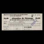 Canada, Cité de Chicoutimi, 3 dollars <br /> 20 septembre 1933
