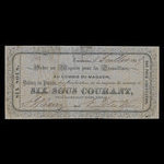 Canada, Naz. Tetu & Cie., 6 sous <br /> 8 juillet 1859