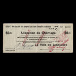 Canada, Ville de Jonquière, 50 cents <br /> 28 avril 1936
