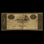 Canada, Bank of Canada, 2 dollars <br /> 1 octobre 1818