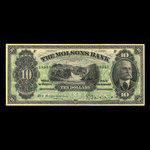 Canada, Molsons Bank, 10 dollars <br /> 3 janvier 1916