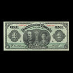 Canada, Dominion du Canada, 1 dollar <br /> 3 janvier 1911