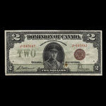 Canada, Dominion du Canada, 2 dollars <br /> 23 juin 1923