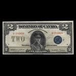 Canada, Dominion du Canada, 2 dollars <br /> 23 juin 1923