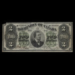 Canada, Dominion du Canada, 2 dollars <br /> 1 juin 1878