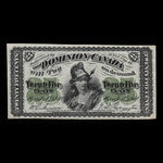 Canada, Dominion du Canada, 25 cents <br /> 1 mars 1870