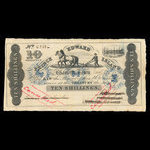 Canada, Gouvernement de l'Île-du-Prince-Édouard, 10 shillings <br /> 27 janvier 1855