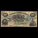 Canada, Gouvernement de l'Île-du-Prince-Édouard, 10 dollars <br /> 2 janvier 1872