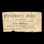 Canada, Province de la Nouvelle-Écosse, 2 dollars <br /> 5 septembre 1820