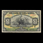Jamaïque, Banque Nouvelle-Écosse, 1 livre(anglaise) <br /> 2 janvier 1930