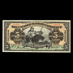 Trinité, Canadian Bank of Commerce, 5 dollars <br /> 1 mars 1921