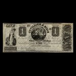 Canada, Cuvillier & Fils, 1 dollar <br /> 1838