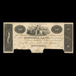 Canada, Montreal Bank, 50 dollars <br /> 1822