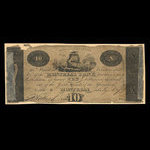 Canada, Montreal Bank, 10 dollars : 1 juillet 1829
