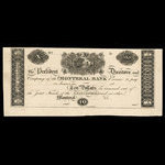Canada, Montreal Bank, 10 dollars <br /> 1822