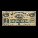 Canada, Union Bank of Newfoundland, 1 livre(anglaise) <br /> 1867