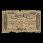 Canada, Charlotte County Bank, 5 shillings <br /> 26 août 1856