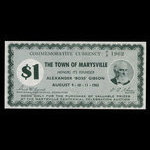 Canada, Ville de Marysville, 1 dollar <br /> 1962